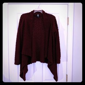 Bobeau women's chunky knit open cardigan sz L